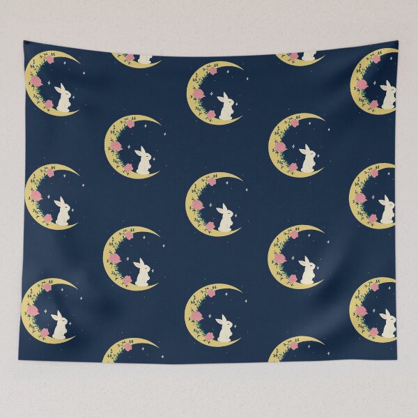 Item preview, Crescent moon rose rabbit  designed and sold by galax-C.
