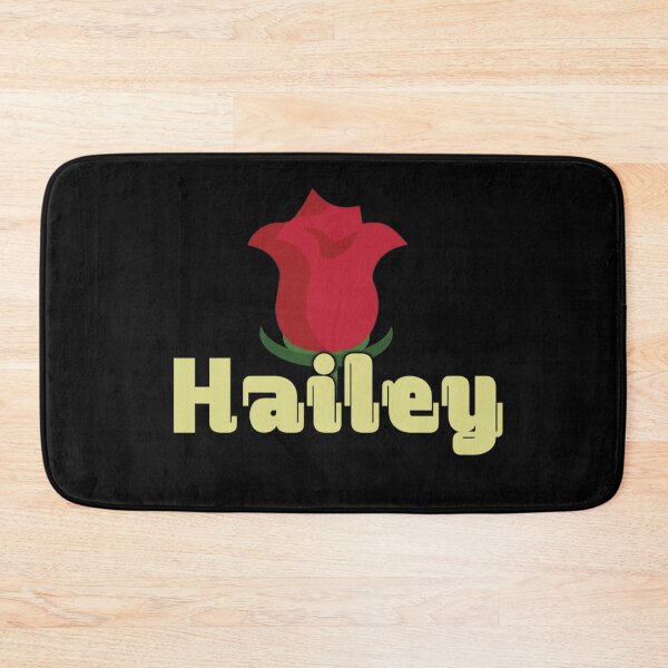 Item preview, Name Hailey Lettering With Red Rose designed and sold by Delandor.