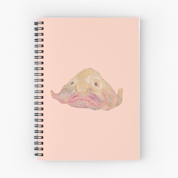 Item preview, sad blob fish drawn in watercolors  designed and sold by CaptainRingtail.
