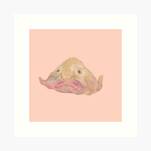 Mr. Blob fish Happy Postcard for Sale by Mannyfog