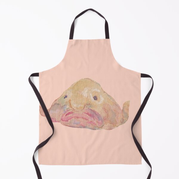 Item preview, sad blob fish drawn in watercolors designed and sold by captainringtail.
