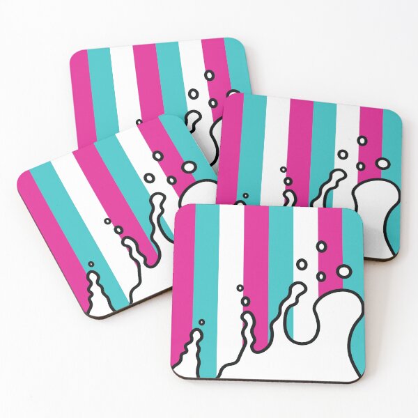 Item preview, Splatter | Stripes | Pink | White designed and sold by Wintre2.
