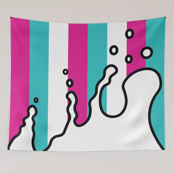 Item preview, Splatter | Stripes | Pink | White designed and sold by Wintre2.