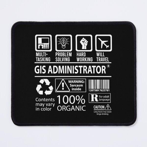 Item preview, Gis Administrator T Shirt - MultiTasking Certified Job Gift Item Tee designed and sold by oslandefren.