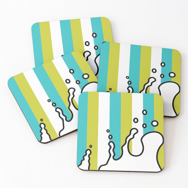 Item preview, Splatter | Stripes | Green | White designed and sold by Wintre2.