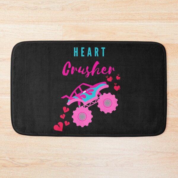 Item preview, Heart Crusher Valentine's day Monster Truck designed and sold by RedSparkle.