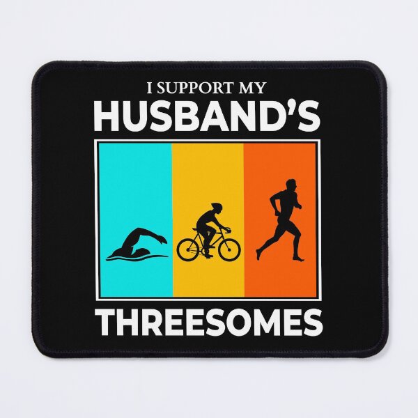 Item preview, Swim Bike Run Triathlon Triathlete Husband Wife  designed and sold by CuteDesigns1.