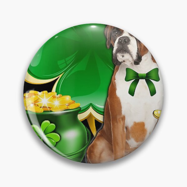 Item preview, Boxer Dog Shamrock Irish Saint St Patrick Day  designed and sold by AaronWeedo.