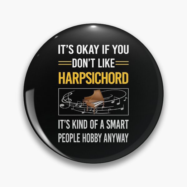 Item preview, Funny Smart People Harpsichord Harpsichordist designed and sold by jiggleterrified.