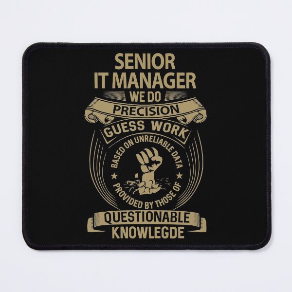 Artikelvorschau, Senior It Manager T-Shirt - We Do Precision Job Gift Item Tee entworfen und verkauft von natalinedk.
