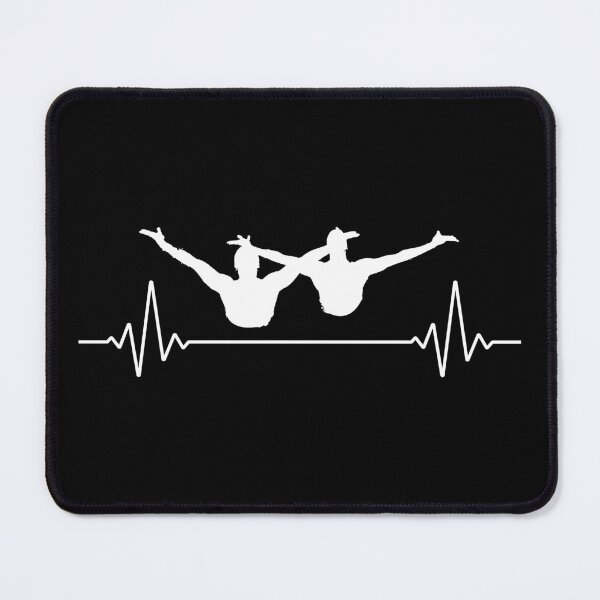 Item preview, Synchro Swim Synchronized Swimming Heartbeat  designed and sold by CuteDesigns1.