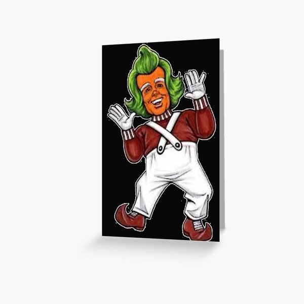 Oompa loompas Willy Wonka Greeting Card