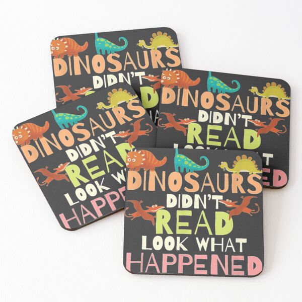 Item preview, Dinosaurs Didnt Read Look What Happened To Them Teacher designed and sold by Gcinn.