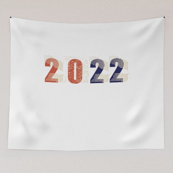 Item preview, 2022 Happy New Year Retro T-shirt Vintage Colors Violet & Brown designed and sold by َART LOVERS ★★★★★.