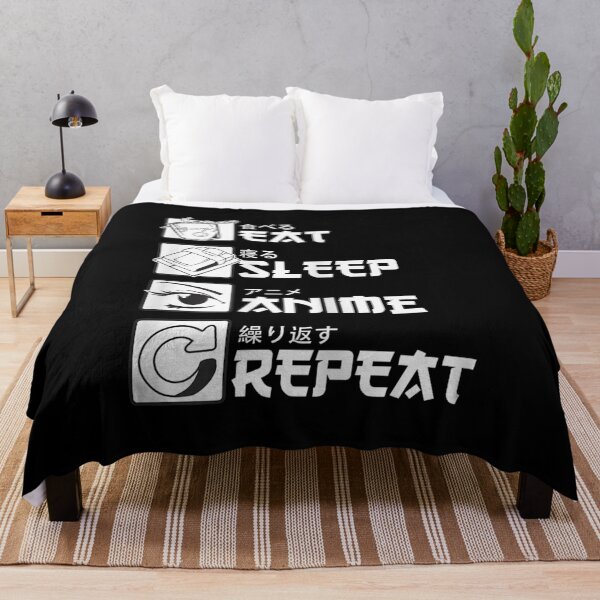 Item preview, Eat Sleep Anime Repeat Shirt, Funny Japanese Manga Gift Tee T-Shirt designed and sold by Ryanjame68.