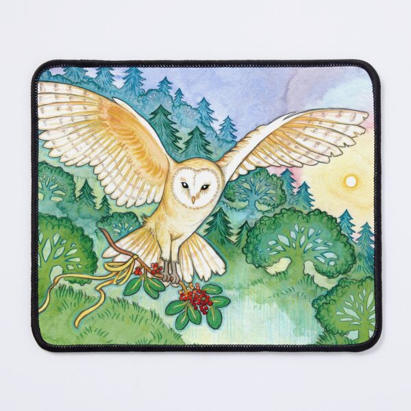 Item preview, Madrone Berry Owl designed and sold by redgoldsparks.