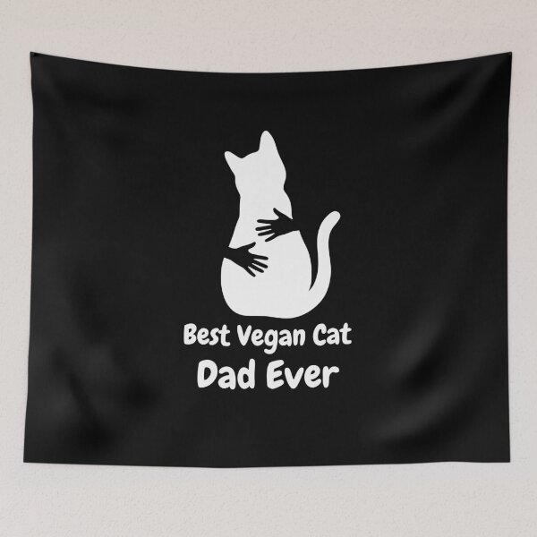 Item preview, Best Vegan Cat Dad Ever designed and sold by laamriya974.