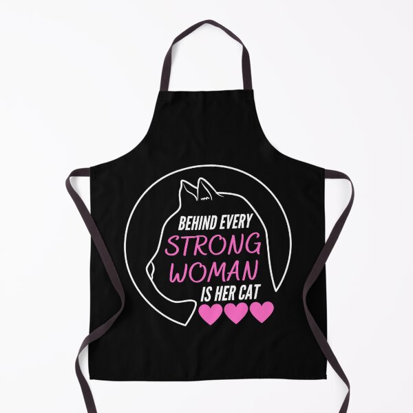 Item preview, behind every strong woman is her cat designed and sold by TThousand.
