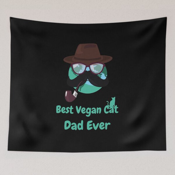Item preview, Best Vegan Cat Dad Ever designed and sold by laamriya974.