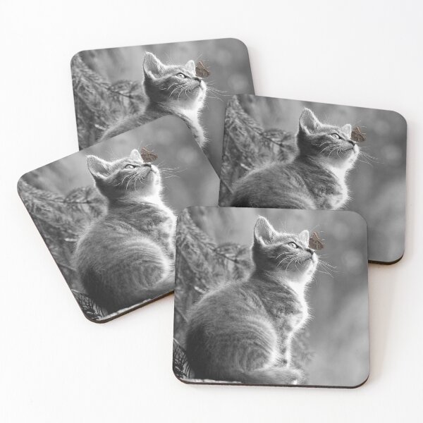 Item preview, Cat In The Garden - Black and White designed and sold by Rocketman2017.