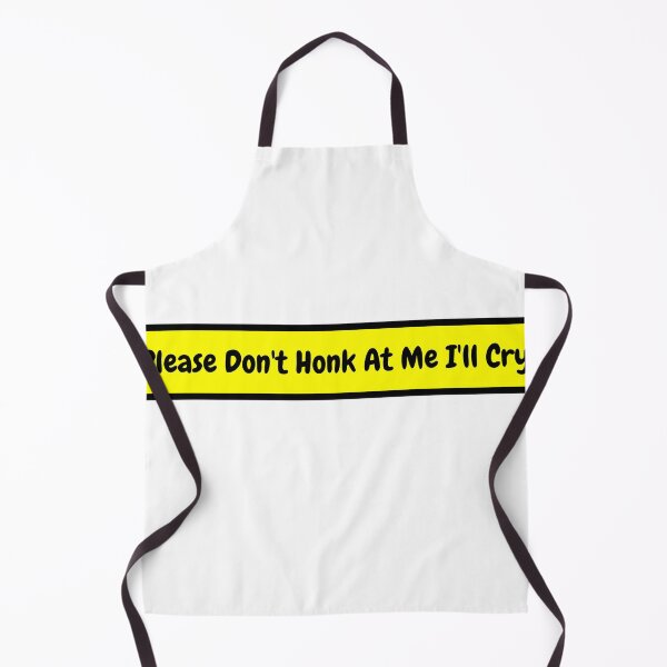 Item preview, Please Don't Honk At Me Ill Cry -Funny Biker Helmet  designed and sold by mewsis.