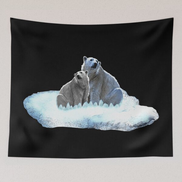 Item preview, Male polar bear, cool winter shirts, beautiful motifs for animal lovers designed and sold by Kirei-Lily.