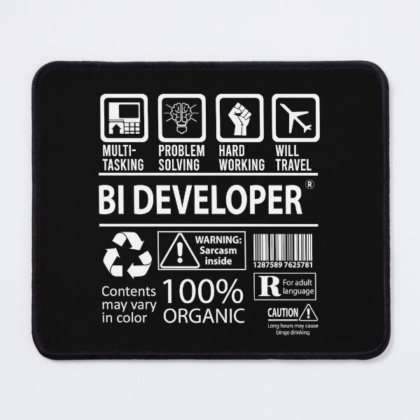 Item preview, Bi Developer T Shirt - MultiTasking Certified Job Gift Item Tee designed and sold by sabinacsnm.