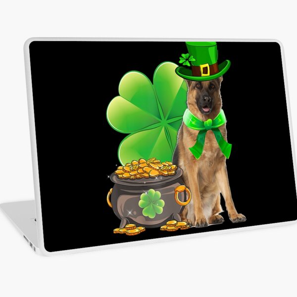 Item preview, German Shepherd Dog Shamrock Irish Saint St Patrick Day designed and sold by AaronWeedo.