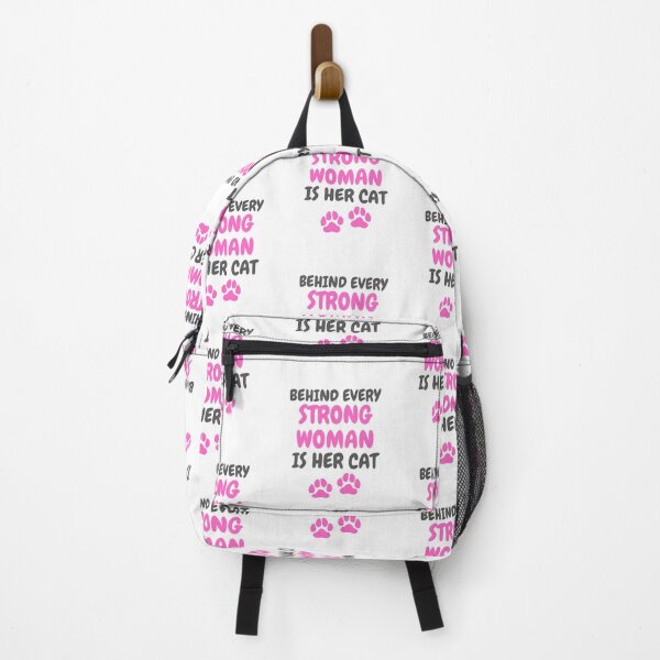 Item preview, behind every strong woman is her cat designed and sold by TThousand.