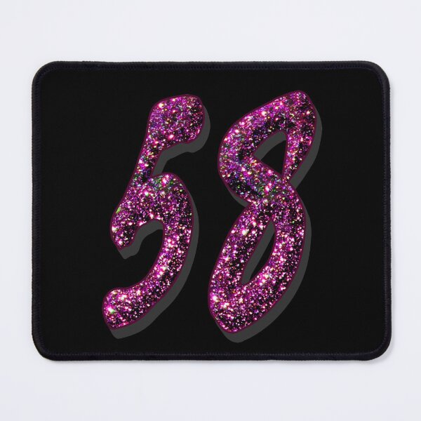 Item preview, 58th anniversary birthday wedding anniversary - numbers designed and sold by GlamourChick.
