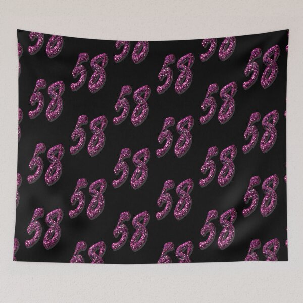 Item preview, 58th anniversary birthday wedding anniversary - numbers designed and sold by GlamourChick.