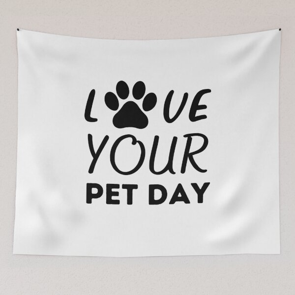 Item preview, love your pet day pet lover sticker designed and sold by NIKENchop.
