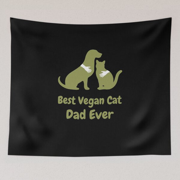 Item preview, Best Vegan Cat Dad Ever designed and sold by laamriya974.