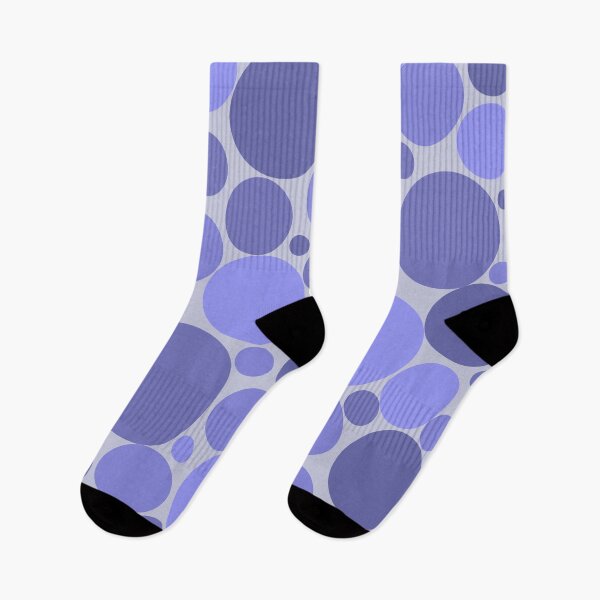 Item preview, Bubbly Mod Dots Abstract Pattern in Light Periwinkle Purple Tones designed and sold by kierkegaard.