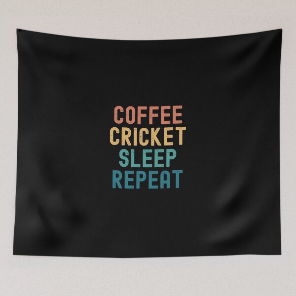 Item preview, Coffee Cricket Sleep Repeat - Funny Cricket & Coffee Gift designed and sold by kindxinn.