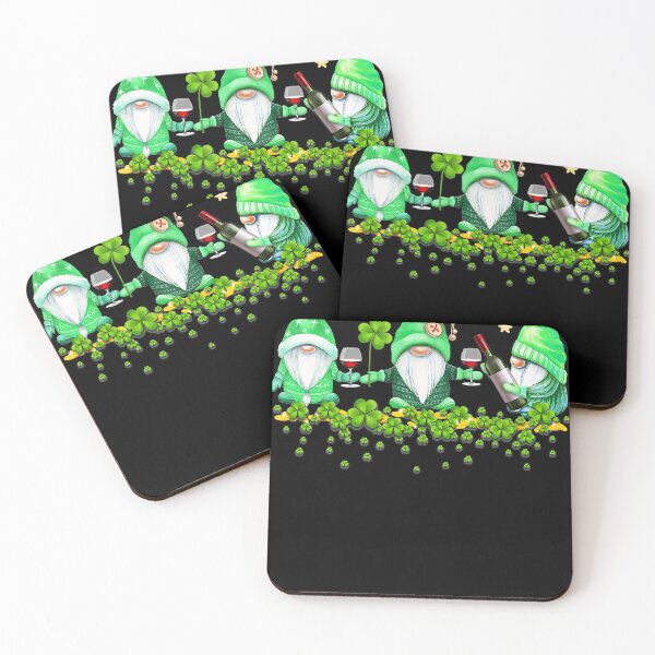 Item preview, Glass of Wine Shamrocks St Patricks Day Funny Wine Lover  designed and sold by AaronWeedo.