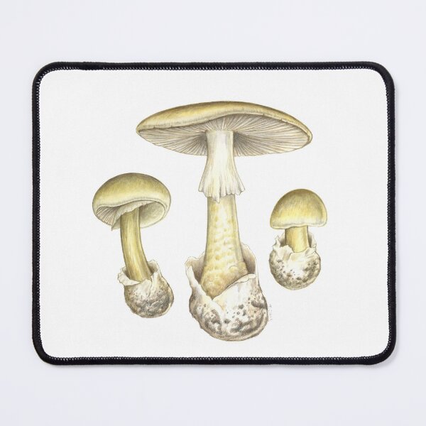 Item preview, Death Cap Mushroom (Amanita phalloides) designed and sold by Tamara Clark.