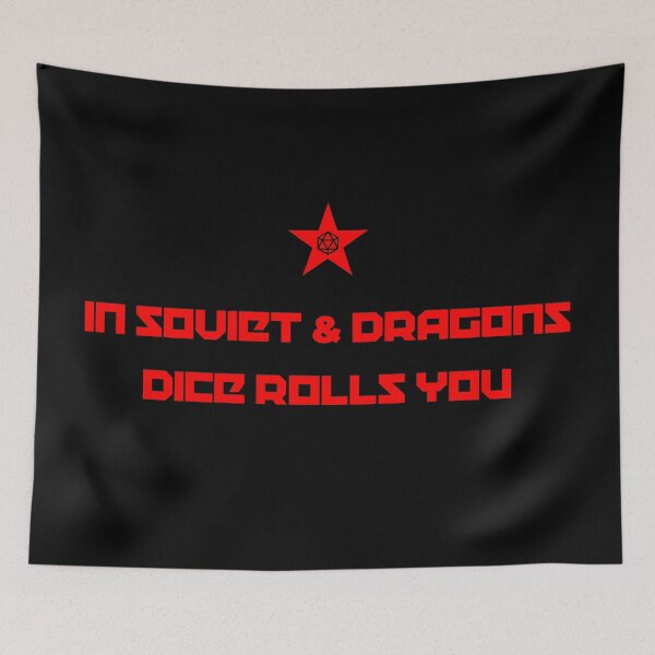 Item preview, In Soviet & Dragons - Dice Rolls You designed and sold by PatternTree.