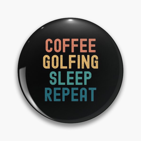 Item preview, Coffee Golfing Sleep Repeat - Funny Golfing & Coffee Gift designed and sold by kindxinn.