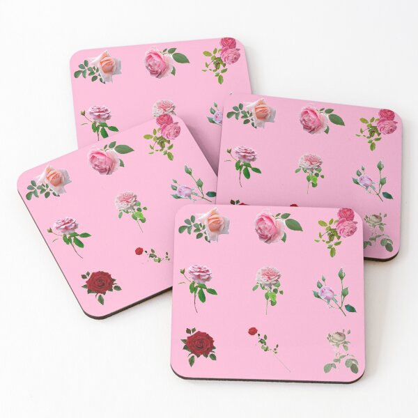 Item preview, Romantic Pink Teal Watercolor Chic Floral Pattern designed and sold by Lovely-shop116.