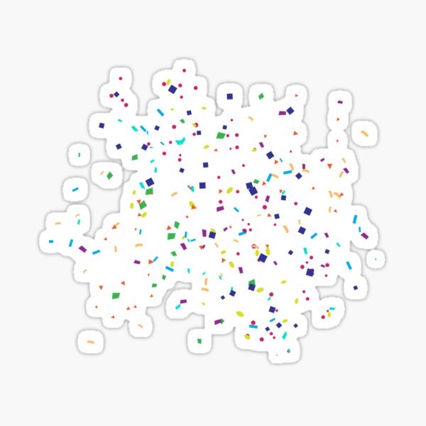 Celebration patterns Sticker