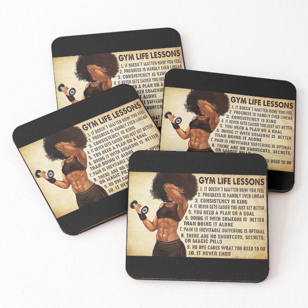 Item preview, Black Girl Gym Life Lessons - It Doesn't Matter How You Feel - Gym Life Lessons For Woman designed and sold by HerBertTeee.