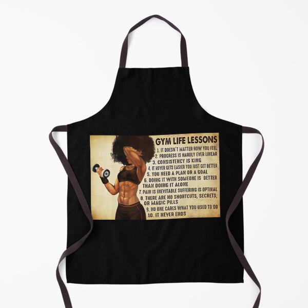 Item preview, Black Girl Gym Life Lessons - It Doesn't Matter How You Feel - Gym Life Lessons For Woman designed and sold by HerBertTeee.