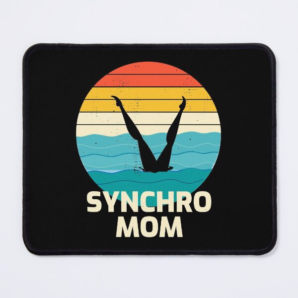 Item preview, Synchro Swim Swimmer Synchronized Swimming Mom Vintage Retro Sunset designed and sold by CuteDesigns1.
