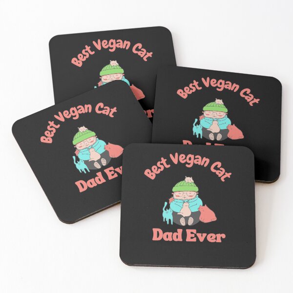 Item preview, Best Vegan Cat Dad Ever designed and sold by laamriya974.