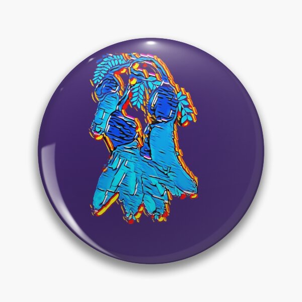Item preview,  Kowhai abstract on purple designed and sold by carole hirst.