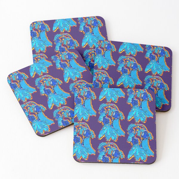 Item preview,  Kowhai abstract on purple designed and sold by carole hirst.