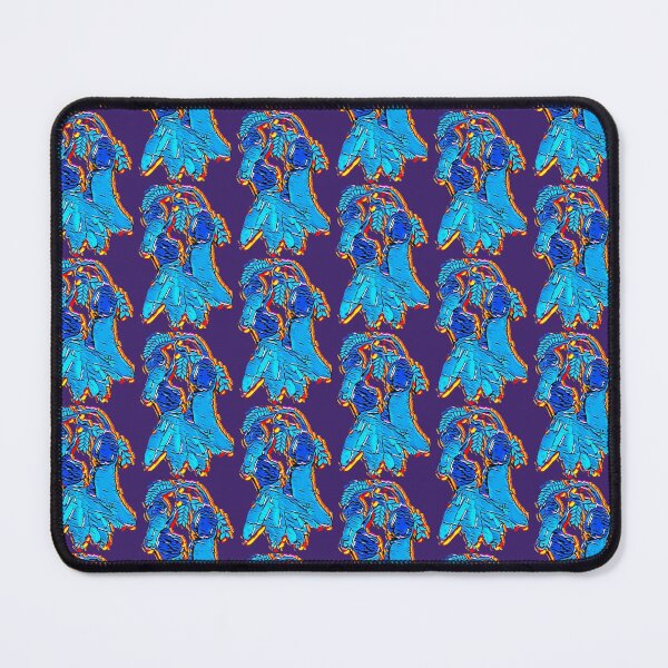 Item preview, Kowhai abstract on purple designed and sold by carole hirst.