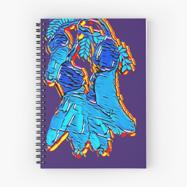 Item preview,  Kowhai abstract on purple designed and sold by carole hirst.