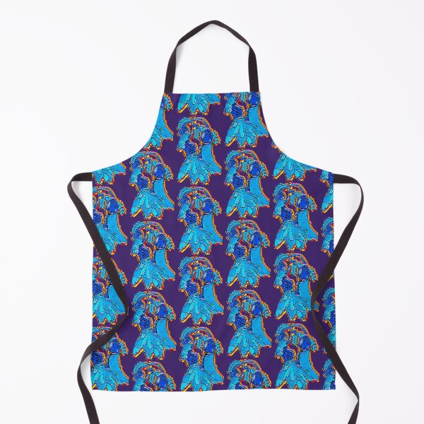Item preview, Kowhai abstract on purple designed and sold by carole hirst.